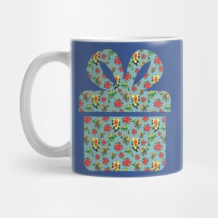 New Year blue background Mug